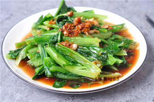 最爱广东做法的炒油麦菜，清爽又入味，喷香