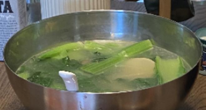 车螺芥菜汤