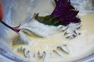 炸紫苏叶