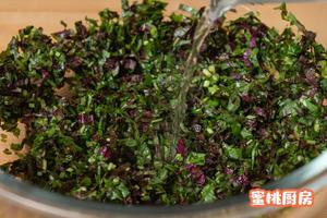 新鲜的苋菜小饼