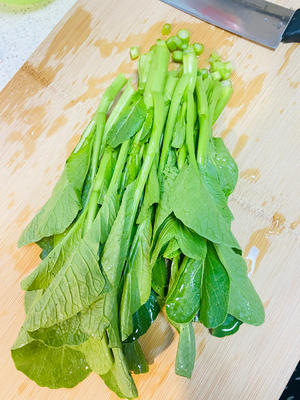 芥兰鸡蛋炒饭