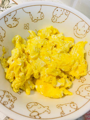 芥兰鸡蛋炒饭