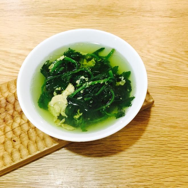 夏日菊花脑蛋汤