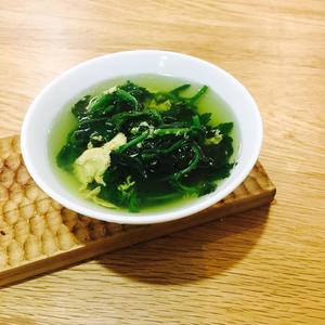 夏日菊花脑蛋汤