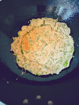 茼蒿鸡蛋饼