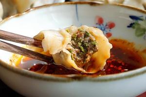 香椿馅儿饺子