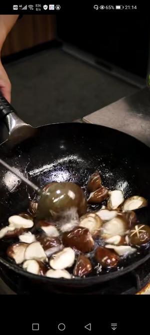 香菇扒油菜