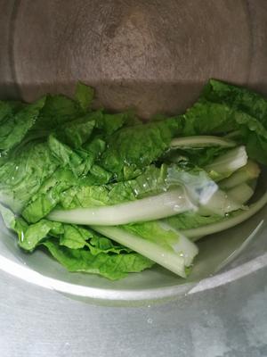 嫩滑青菜瘦肉粥