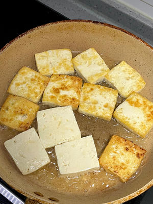 油菜烧豆腐