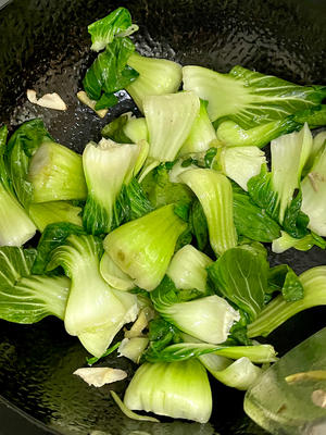 油菜烧豆腐