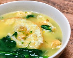 快手汤｜青菜鸡蛋汤