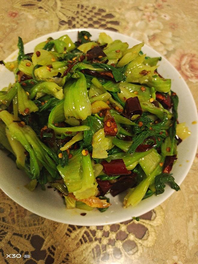 妈妈的家常菜~全家最爱吃的凉拌菜-油菜
