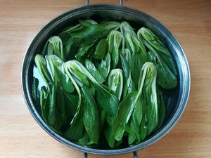 白灼油菜—年夜饭最受欢迎的素菜