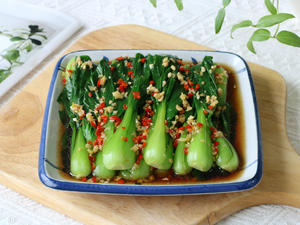 白灼油菜—年夜饭最受欢迎的素菜