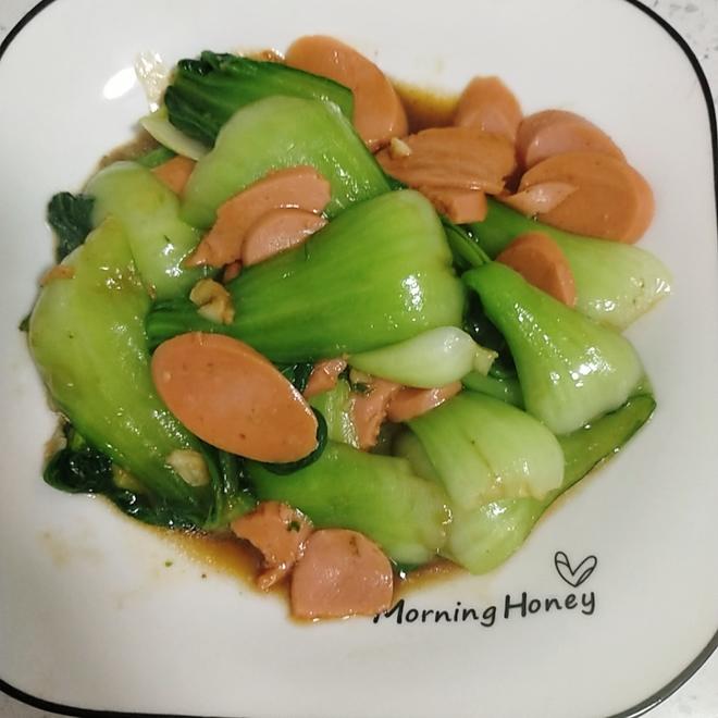 蚝油火腿油菜