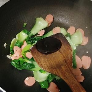 蚝油火腿油菜