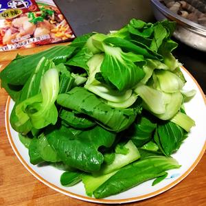 虾仁炒油菜