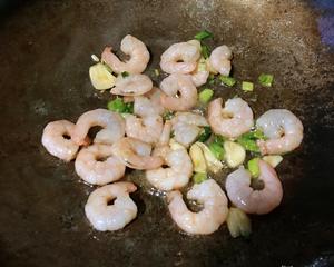 虾仁炒油菜
