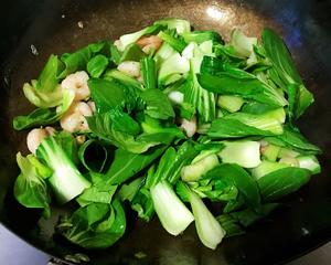 虾仁炒油菜