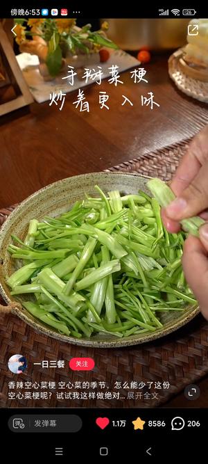 肉炒空心菜