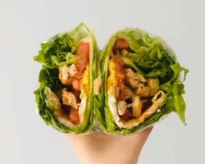 减脂生菜三明治