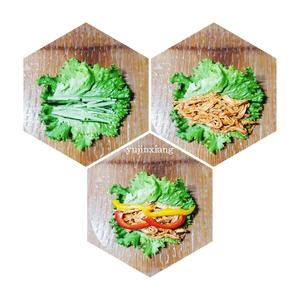 吃不胖的生菜鸡丝卷
