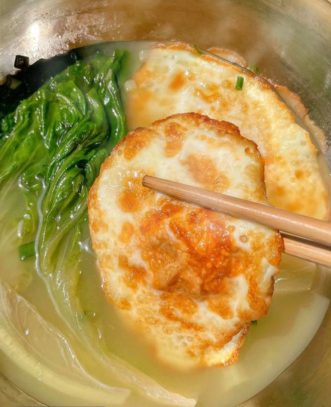 超级刮油掉称的生菜鸡蛋汤