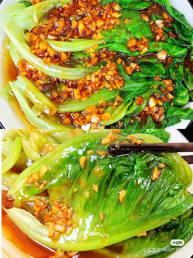5分钟搞定爆好吃耗油生菜，减肥餐必备菜谱