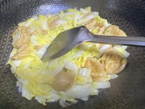娃娃菜炒油面筋