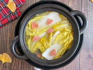 娃娃菜粉丝煲，低卡又鲜美