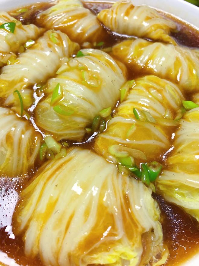 方便好吃的娃娃菜包肉