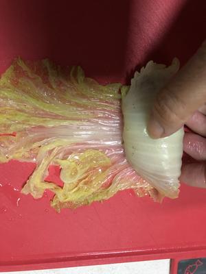 方便好吃的娃娃菜包肉