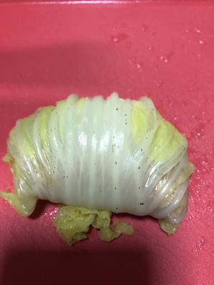 方便好吃的娃娃菜包肉