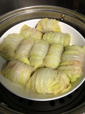 方便好吃的娃娃菜包肉