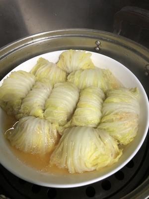 方便好吃的娃娃菜包肉