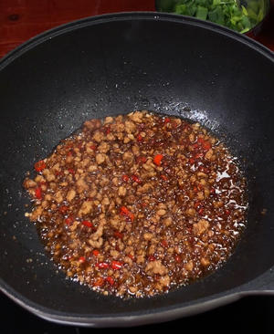 上海青酸菜炒肉末太费米饭了｜做法简单