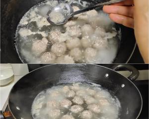 小白菜丸子汤