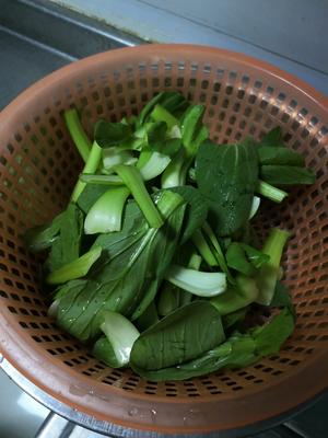 牛肉烧青菜