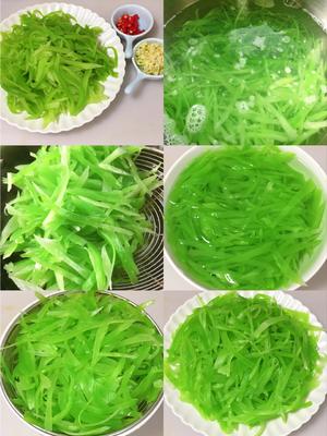 10分钟搞定的快手凉拌菜，清脆爽口的凉拌莴笋丝