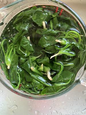 日式凉拌菠菜