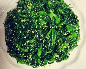 日式凉拌菠菜