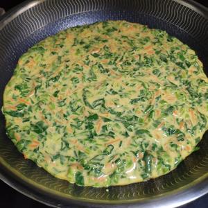 菠菜鸡蛋小方