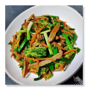 菠菜鸡蛋小方