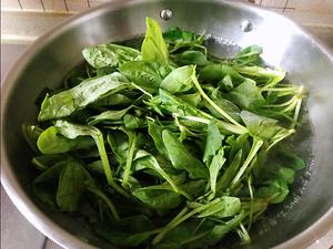 清炒菠菜胡萝卜丝