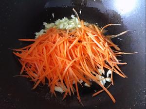 清炒菠菜胡萝卜丝