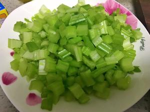 下饭菜：肉末芹菜
