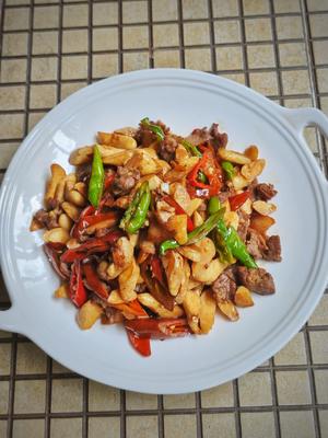 菱角炒肉