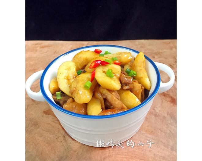 菱角系列之--鸡肉焖莲角
