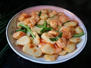 虾仁炒马蹄