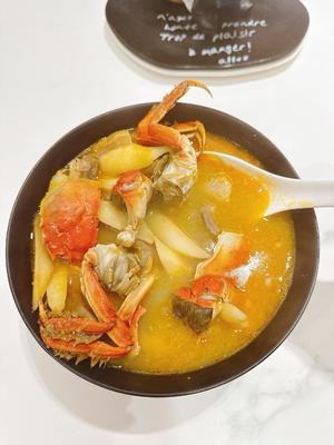 大闸蟹茭白咸肉汤（美善品版）